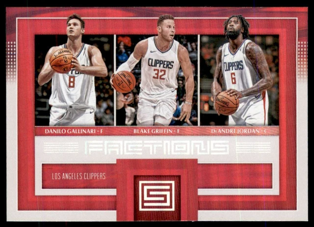 2017-18 Panini Status Factions #2 Blake Griffin Danilo Gallinari DeAndre Jordan