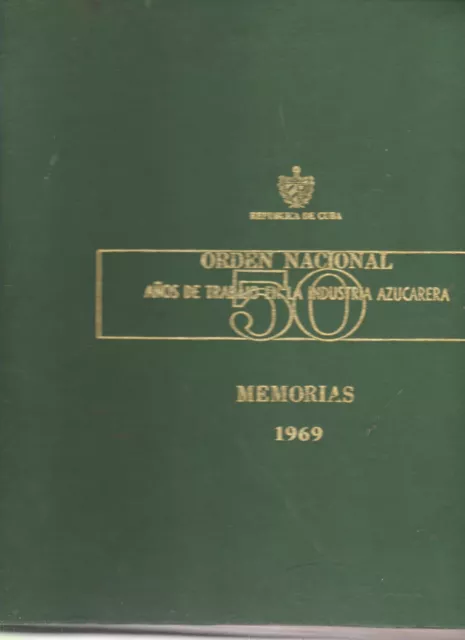 Rare) Republica De Cuba Orden Nacional Anos De Trabajo En LA Industria Azucarera 2