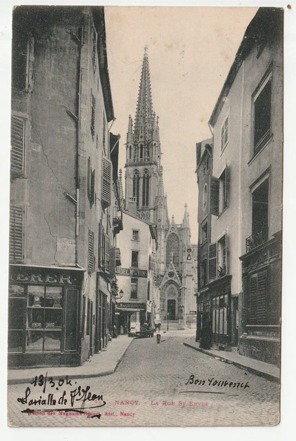 NANCY - Meurthe & Moselle - CPA 54 - la rue St Epvre