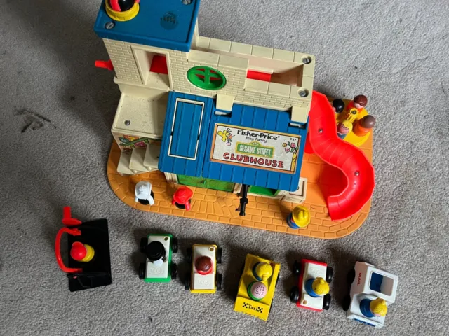 Vintage Fisher Price Sesame Street Clubhouse