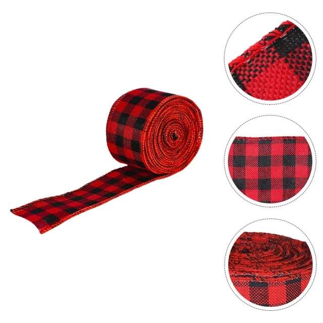 Plaid Farbbänder für Handwerk Bouquet Band Urlaub Band