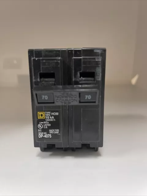 Square D HOM270CP Miniature Circuit Breaker - Black - New, Never Installed!
