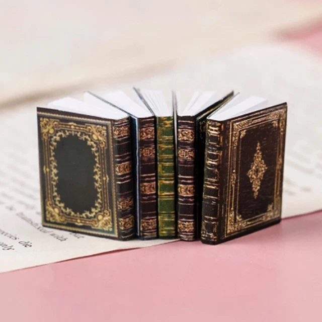 New Miniature Dollhouse Book Cute Toys for Doll House Funiture Decor Accessories