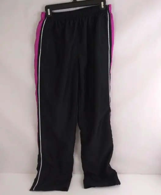 BCG Women's Black With Pink Pants 100% Polyester Size Medium