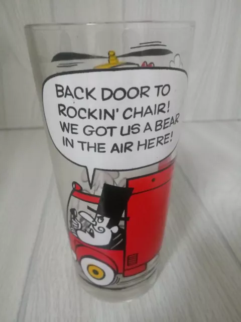 Vtg Dudley Snidely Pizza Hut Glass CB Lingo Helicopter Red Truck PAT Ward