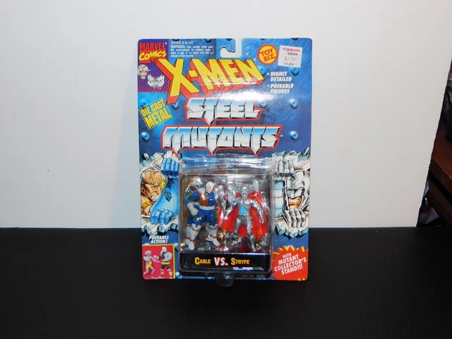 X-Men Steel Mutants Cable Vs Stryfe Toy Biz 1994