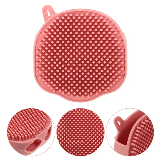 Spazzola da bagno in silicone gel di silice lavatrice testa da viaggio pettine bambino shampoo per capelli