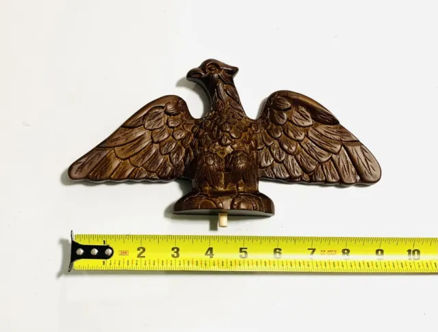 Antique Clock Parts - FINIAL EAGLE - Carved - German Clock -NEW.