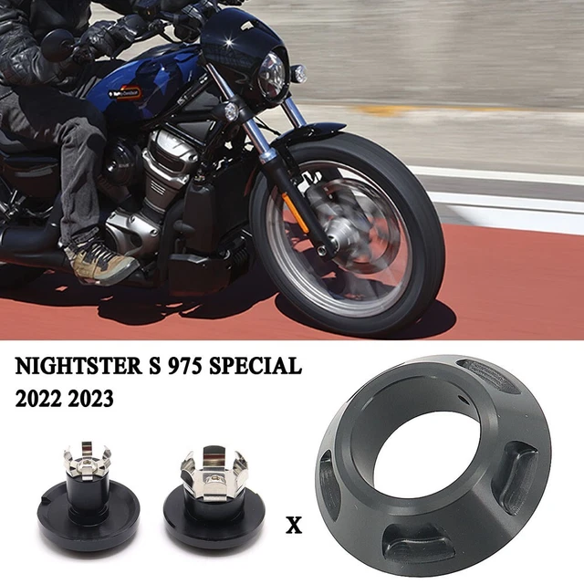 For Nightster S 975 Special RH975S 2022 2023 Axle Covers Spacer Front Wheel Kits