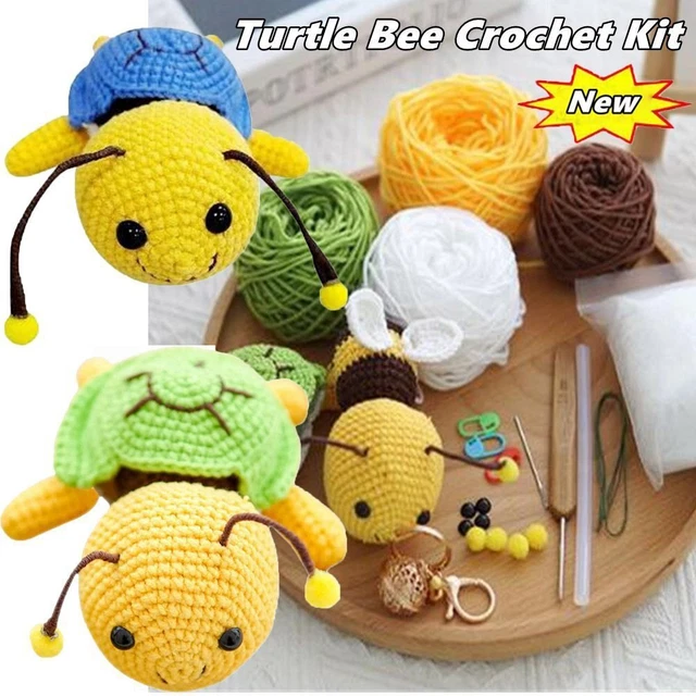 Kit Crochet Débutant ASTNIC - Bouquet Roses Jaunes - Tutoriel Étape Par Étape - Complet