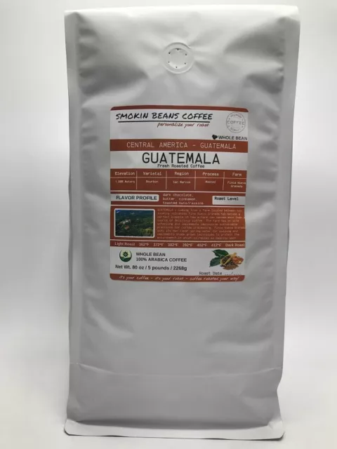 8oz/5lb - Guatemala – Central America – Fresh Roasted To Order Coffee