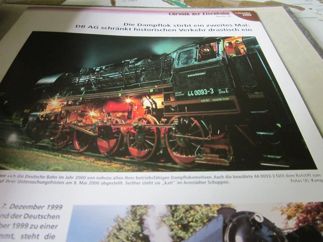 CHRONIK DER EISENBAHN 5B 1999 DB AG beschränkt historischen Verkehr