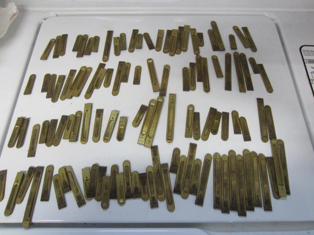 Vintage Pump Organ Brass Reeds