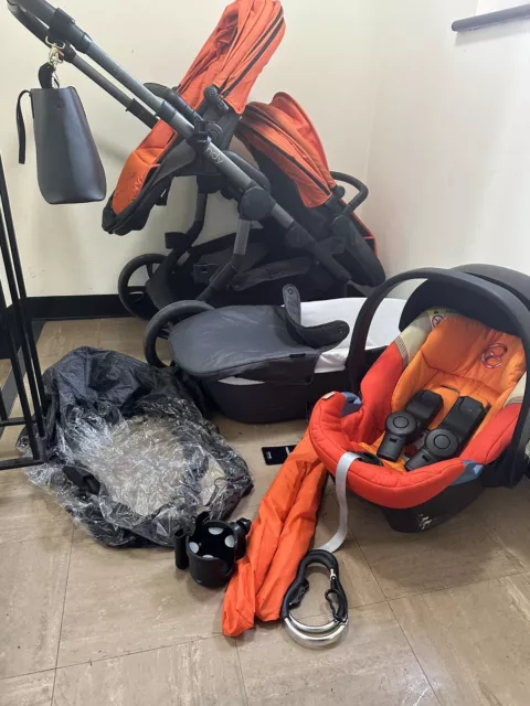 icandy orange double Travel System