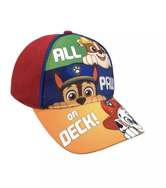 Paw Patrol- All Paws On Deck-Toddler Boys Baseball Hat - New