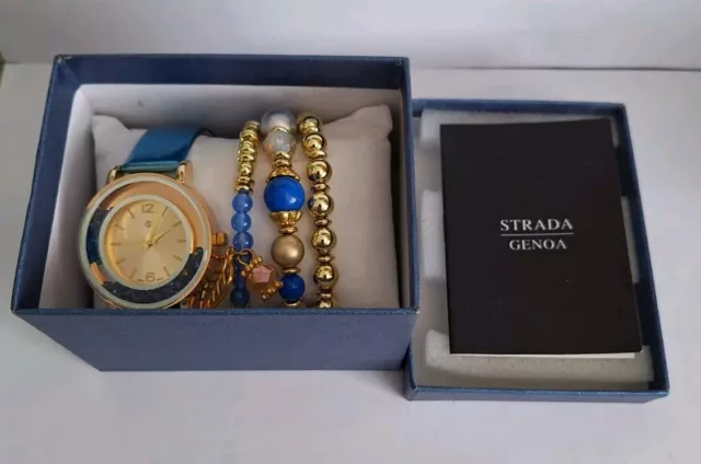 Strada genoa watch and bracelet set on sale