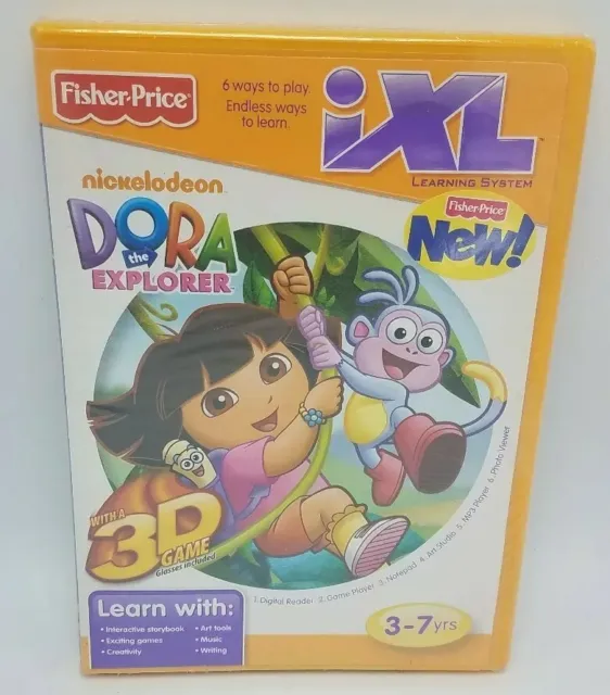 DORA THE EXPLORER 3D FISHER PRICE iXL FUN INTERACTIVE LEARNING GAME BRAND NEW