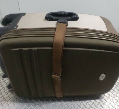 Official Audi Wheeled Beige/Green Travel/Luggage Expandable 24" Carry-On