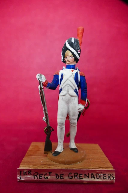 Soldat De Plomb Guy Renaud – Porte-drapeau 9ème Hussards – 1er Empire – 54mm