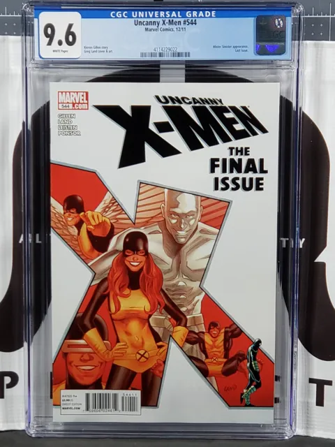 Uncanny X-Men #544 CGC 9.6 **Final Issue**Mr. Sinister App**Marvel Comics 2011**
