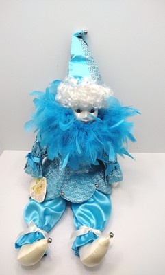 Vtg Victoria Ashlea Originals 1986 Musical Porcelain Clown, limited edition, 373