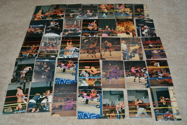 Wwe Wwf Ecw Wrestling Photos Negatives Lot 100+ Macho Man Bret Hart w/ copyright