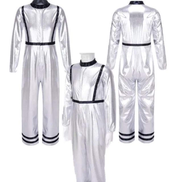 Costume da astronauta bambini spaceman ragazzi costume cosplay Halloween abiti eleganti