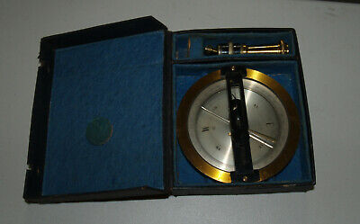 Antique Nautical Maritime Navigational Compass in Box - Made in France