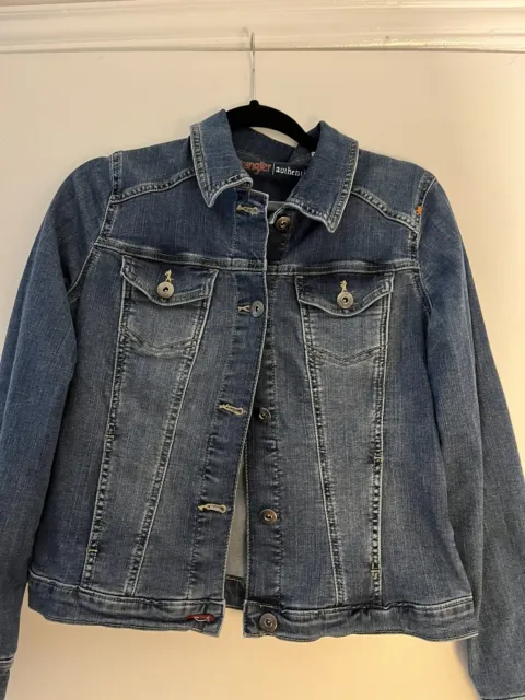 Wrangler Authentic’s Women's Denim Jacket w/ Stretch Size Small