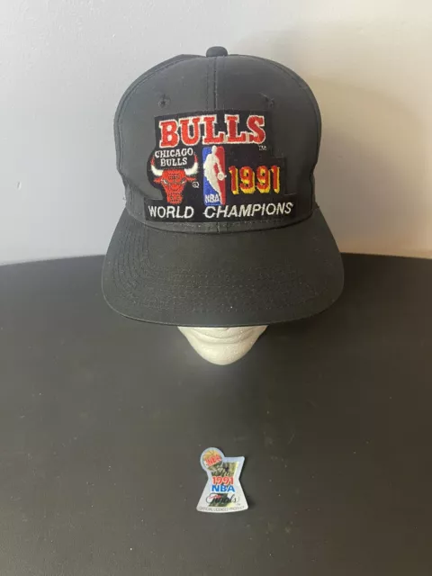 1991 Chicago Bulls 100th Centennial The Game NBA Snapback Hat – Rare VNTG