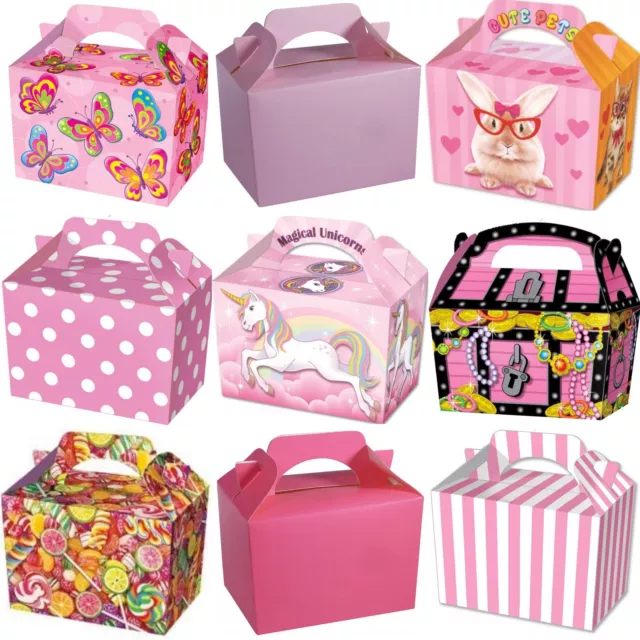 Party Boxes - Children Bag Loot - Food Treat Lunch Gift Box  - Choose Quantity