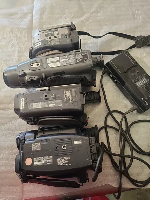 Lot of 4 Sony Video Camera Recorder Players. Parts/Repairs. FREE SHIPPING