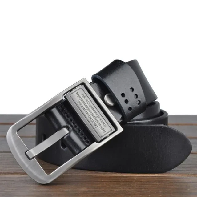 Ceinture Réversible Pour Homme En Cuir PU - Noir/Marron - Boucle Interchangeable - Marque KAVENPETER