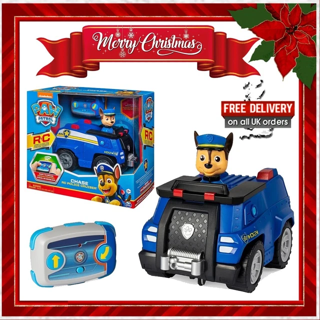 PAW PATROL CHASE Remote Control Police Cruiser with 2Way Steering for