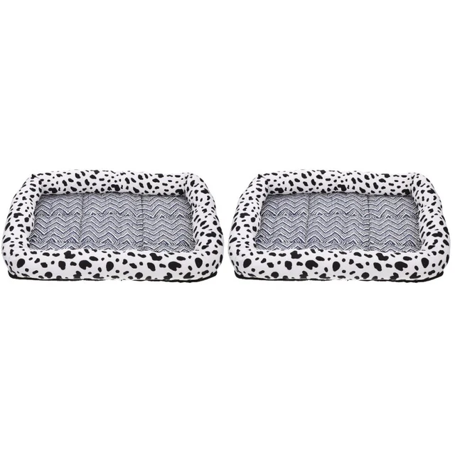 2x Cabaña para perros Alfombra para perros Refrigeración Perro Cojín de verano Alfombra para perros Refrigeración Cama