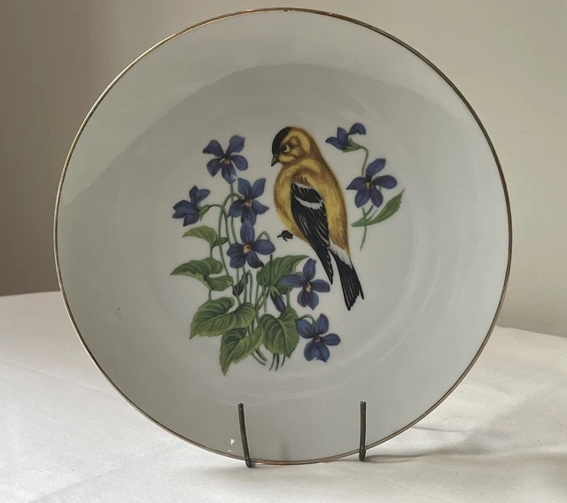 Bareuther Waldsassen BIRD PLATE Bavaria Germany 113