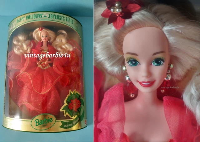 Happy Holidays Barbie Doll #10824 Mattel NEW NRFB Simply Stunning ~ Only 1 Left
