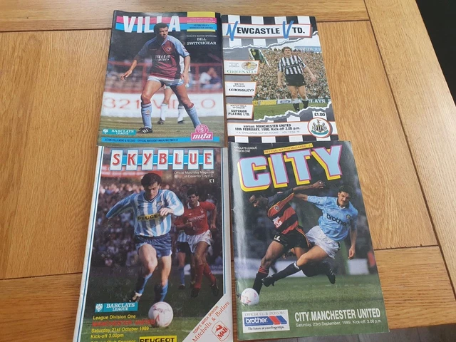 Programmes De Match Arsenal 1989/90 - Lot De 10 - Collection