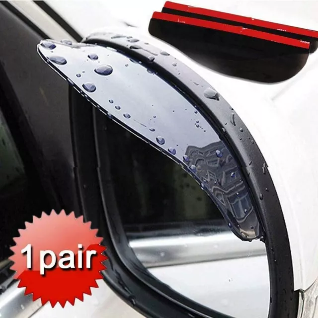 Universal Car Side Mirror Rain Guard Protects Against Rain Easy Fitment