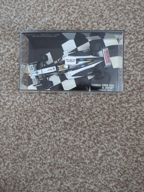 Minichamps 1/43 Tyrrell Ford 026 Rosset Tower Wing – édition Limitée