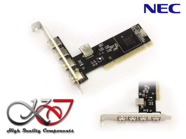 Carte PCI --- 4+1 ports USB 2.0 - NEC NEC D720101GJ (JAPON)