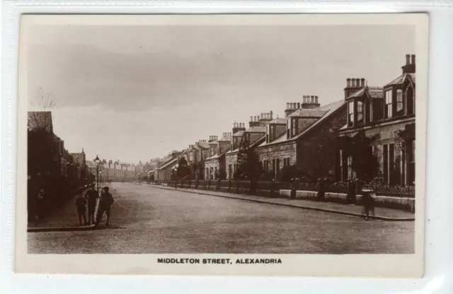 MIDDLETON STREET, ALEXANDRIA: Dunbartonshire postcard (C43115)