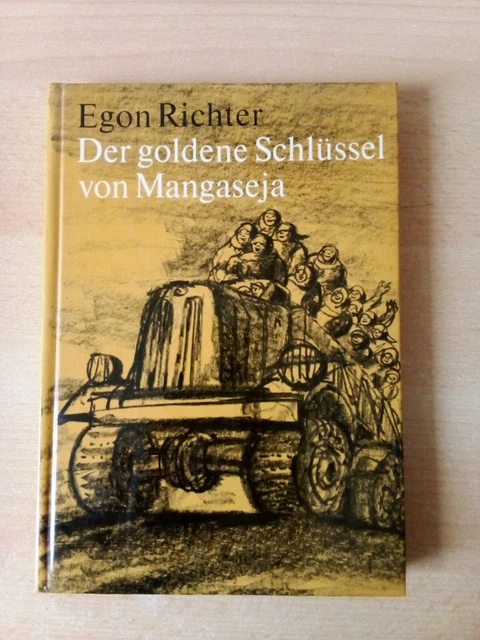 Märchen Vom Goldenen Schlüssel & DER GOLDENE Schlüssel von Mangaseja," Kinderbuch Egon Richter 1975