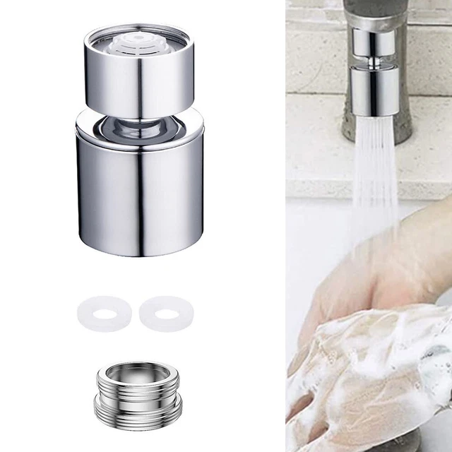 Filtre Connecteur 360 Pivotant Robinet Aérateur Universel Sortie Tête 2 D'Eau