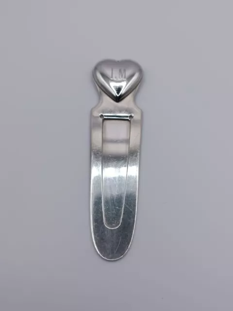 Sterling Silver Tiffany Heart Bookmark