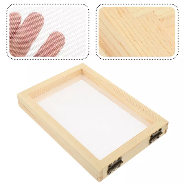 Wooden Papermaking Screen Frame for DIY Handcraft-QR