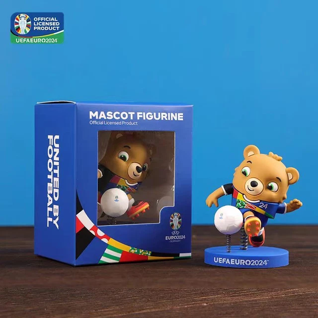THE OFFICIAL UEFA Euro 2024 Albärt Mascot Ornament Shaking Head Doll