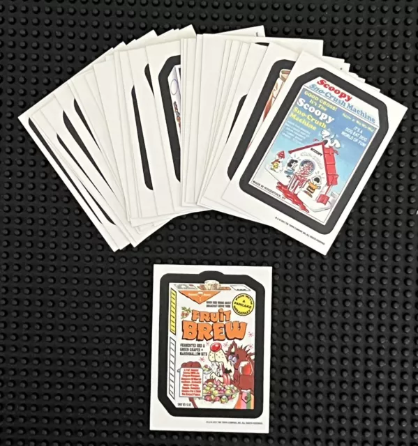 2017 Topps Wacky Packages White Back Old School 6th Series 6 Set 30/30 NM