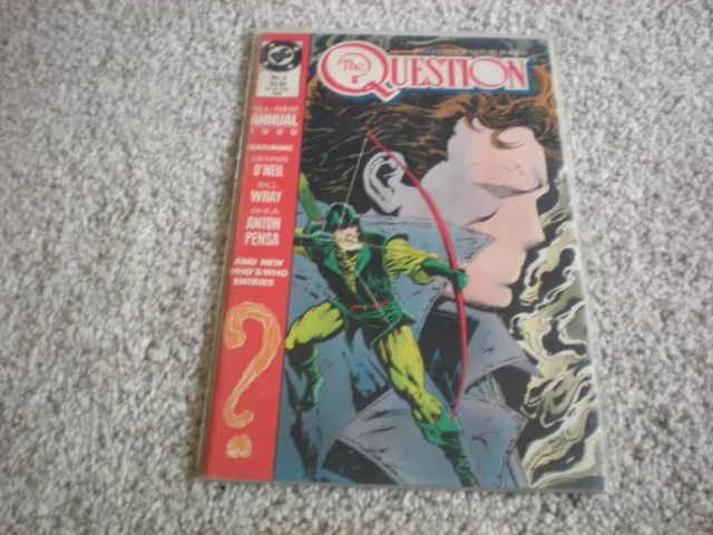 THE QUESTION ANNUAL #2 (1989 Series) DC Comics 'DENNIS O'NEIL' VF/NM