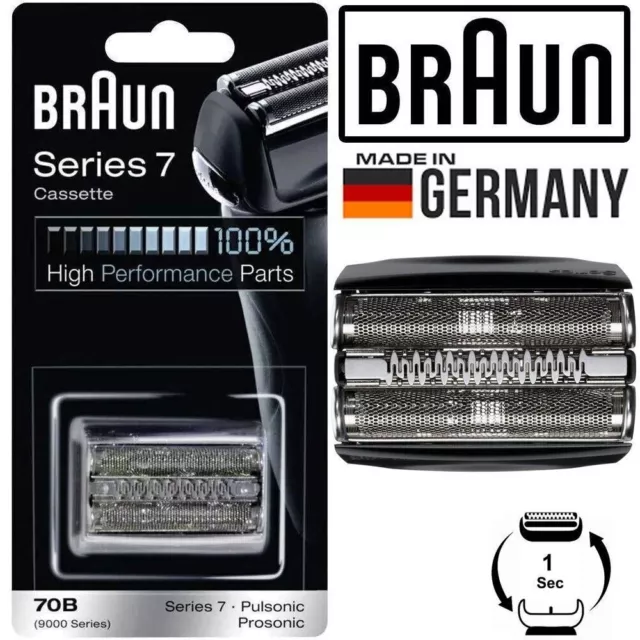 Original Braun Scherkopf Kombipack 70B Scherfolie und Klingenblock Series 7 * DE